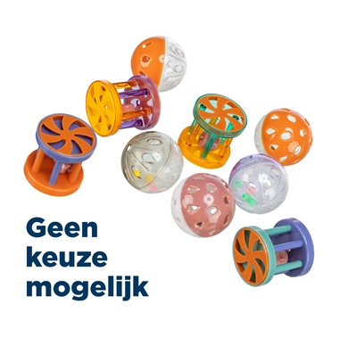 Bal / Rol Kunststof Assorti 4,5 Cm 60 St