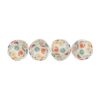 Set Ballen Met Luipaardprint Pluche 4X4X4 Cm 4X4 St