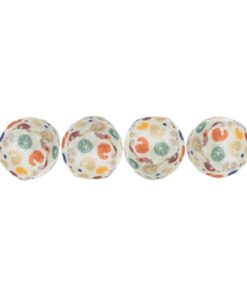 Set Ballen Met Luipaardprint Pluche 4X4X4 Cm 4X4 St