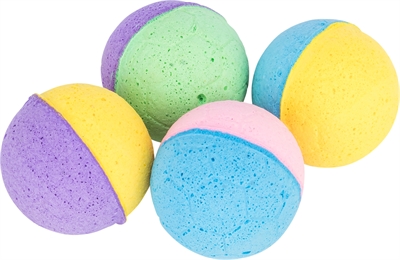 Set Softballen Softrubber Assorti 3,5X3,5X3,5 Cm 4 St