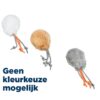 Bal Met Touwtjes Pluche Met Kattenmunt Assorti 4X4X4 Cm 100 St