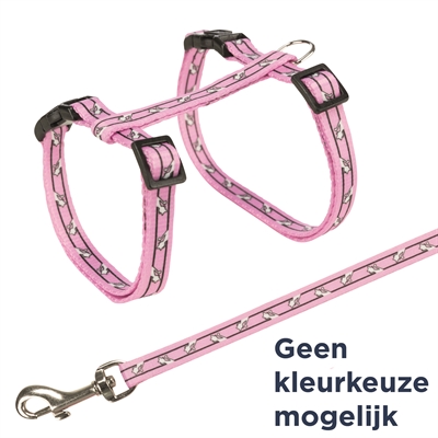 Kattentuig Met Riem Kattenmotief Assorti 27-45X1 Cm 120 Cm 4 St