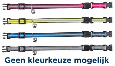 Kattenhalsband Met 2 Sluitingen Reflecterend Assorti 4 St