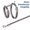 Kattentuig Met Riem Metalen Gespen Reflecterend Assorti 22-42X1 Cm 120 Cm 4 St