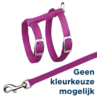 Kattentuig Met Riem Metalen Gespen Assorti 22-42X1 Cm 125 Cm 4 St