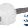 Muis Met Microchip Pluche Met Kattenmunt Assorti 6 Cm 12 St