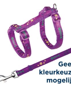 Kattentuig Met Riem Visgraat Assorti 23-39X1 Cm 120Cm 4 St