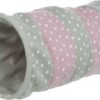 Speeltunnel Fleece Meerkleurig 50X25X25 Cm 2 St