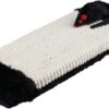 Krabplank Op Rol Sisaltapijt / Pluche Naturel / Zwart 35X15 Cm 2 St