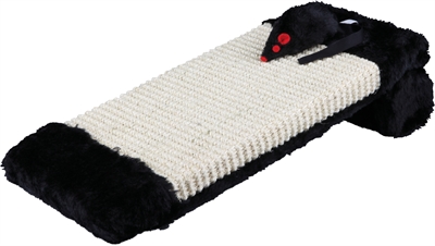 Krabplank Op Rol Sisaltapijt / Pluche Naturel / Zwart 35X15 Cm 2 St