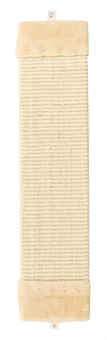 Krabplank Sisaltapijt / Pluche Met Catnip Naturel / Beige 62X15 Cm 2 St