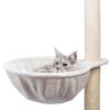 Hangmand Xxl Voor Krabpalen Extra-Strong Pluche Lichtgrijs 45X45 Cm