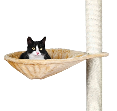 Hangmand Voor Krabpalen Langhaarpluche Beige 45X45 Cm
