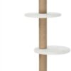 Krabpaal Aurelio Wit 38X38X220-250 Cm