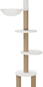 Krabpaal Aurelio Wit 38X38X220-250 Cm