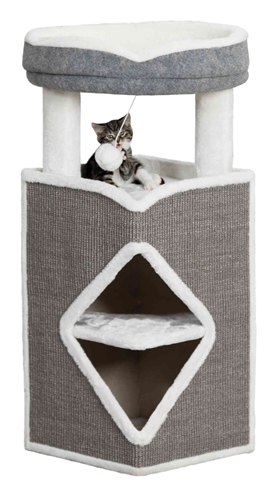 Cat Tower Arma Grijs / Wit 54X54X98 Cm
