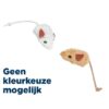 Set Muizen Met Catnip Kern Pluche 5 Cm 6 St