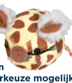 Muisbal Korthaarpluche Kattenmunt Assorti 4,5 Cm 36 St