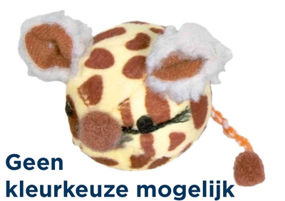 Muisbal Korthaarpluche Kattenmunt Assorti 4,5 Cm 36 St