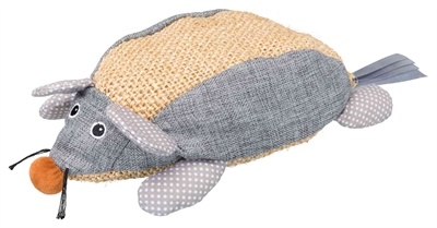 Muis Sisal / Stof Met Catnip Naturel / Grijs 30 Cm 2 St