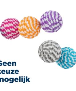 Bal Kunststof / Nylon Assorti 4,5X4,5X4,5 Cm 54 St