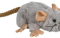 Muis Pluche Met Catnip 7 Cm 4 St