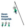 Speelhengel Smiley Kunststof / Pluche Met Catnip 50 Cm 4 St