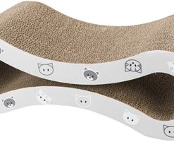 Krabgolf Mimi Karton Met Catnip Wijnrood 48X22X16 Cm