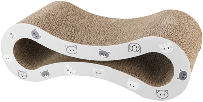 Krabgolf Mimi Karton Met Catnip Wijnrood 48X22X16 Cm