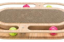 Krabkarton Met Speelgoed Hout Met Catnip 46X25X4 Cm
