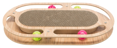 Krabkarton Met Speelgoed Hout Met Catnip 46X25X4 Cm
