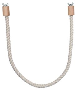 Touw-Zitstok Flexibel Met Schroefbevestiging Naturel 66X1,4 Cm 3 St