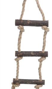 Knoopladder Schorshout / Sisal 3 Treden 40 Cm 3 St