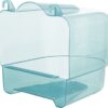 Badhuis Halfrond Transparant Blauw 17X15X16 Cm 3 St