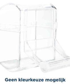 Voerbak Met Landingsplaats Kunststof Assorti 7X7 Cm 70 Ml 4 St