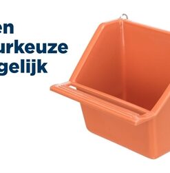 Hangbakje Met Draadbeugels Kunststof Assorti 8X7 Cm 130 Ml 12 St