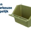 Hangbakje Met Draadbeugels Kunststof Assorti 11X9 Cm 200 Ml 12 St