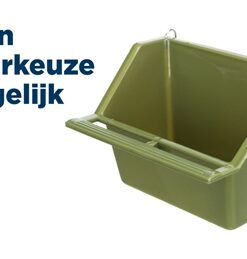 Hangbakje Met Draadbeugels Kunststof Assorti 11X9 Cm 200 Ml 12 St