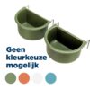 Set Hangbakjes Met Draadhouder Kunststof Assorti 75 Ml / 85 Ml 4 St