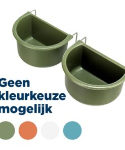 Set Hangbakjes Met Draadhouder Kunststof Assorti 75 Ml / 85 Ml 4 St
