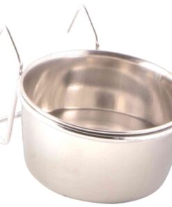 Voerbak Met Houder Om Op Te Hangen Rvs 150 Ml 7 Cm