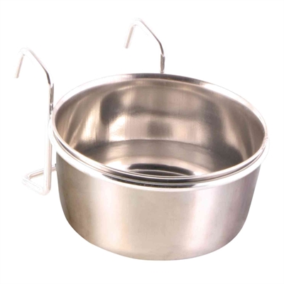 Voerbak Met Houder Om Op Te Hangen Rvs 300 Ml 9 Cm