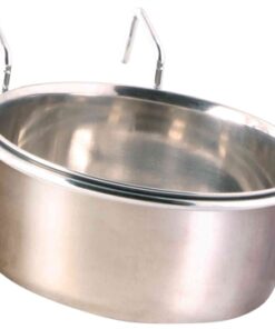 Voerbak Met Houder Om Op Te Hangen Rvs 600 Ml 12 Cm