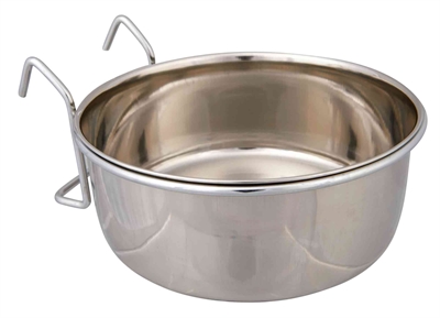 Voerbak Met Houder Om Op Te Hangen Rvs 900 Ml 14 Cm