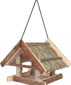 Voederhuis Hangend Schorshout Natuur 25X25X25 Cm