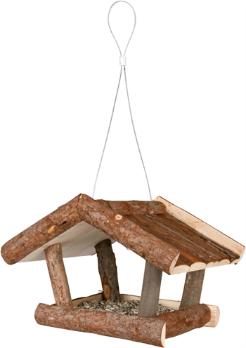 Voederhuis Hangend Schorshout Natuur 32X20X23 Cm