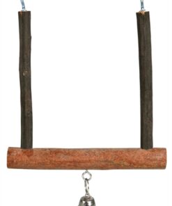 Trapezeschommel Met Bel Schorshout 12X15 Cm 4 St