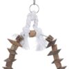 Boogschommel Met Houten Blokjes Schorshout 15X20 Cm 3 St