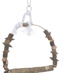 Boogschommel Met Houten Blokjes Schorshout 22X29 Cm 3 St
