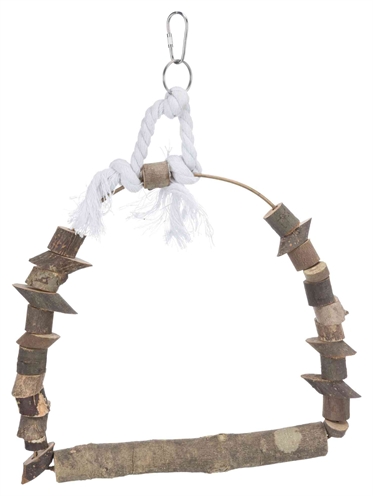 Boogschommel Met Houten Blokjes Schorshout 22X29 Cm 3 St